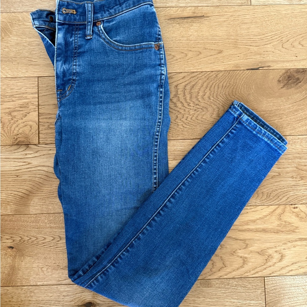 Madewell 9” high rise skinny jeans